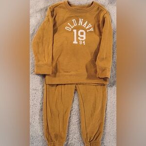 Old Navy Kids' Sweat Suit in Mustard